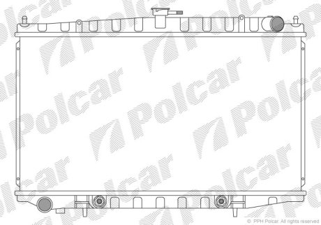 Радіатор охолодження POLCAR 274208-1