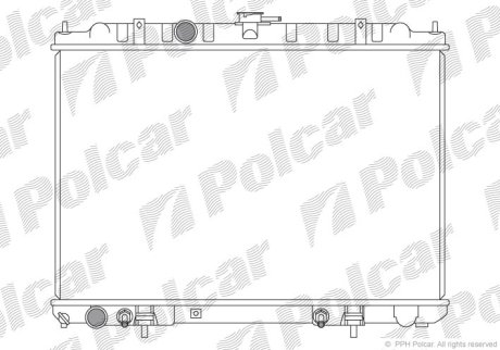 Радіатор охолодження POLCAR 274608-1