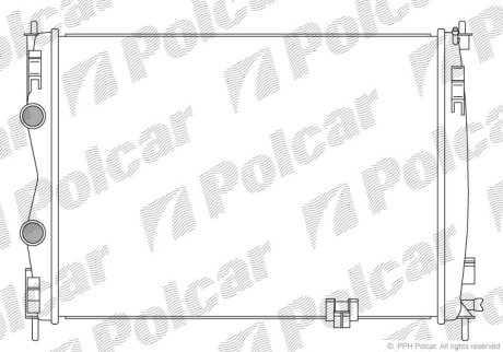 Радіатор охолодження POLCAR 2759083K