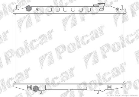 Радіатор охолодження POLCAR 279708-1