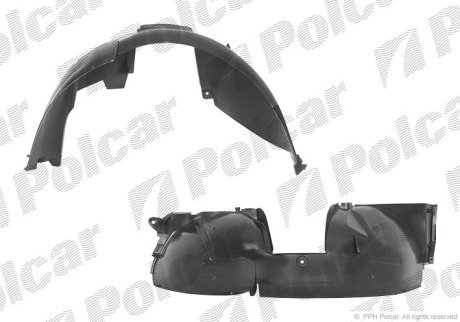 Підкрилок передній правий POLCAR 2800FP1x