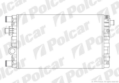 Радіатор охолодження POLCAR 300208A1