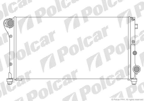 Радіатор охолодження POLCAR 300308A3