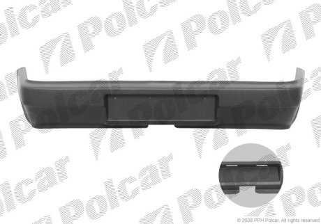 Бампер задній POLCAR 300496