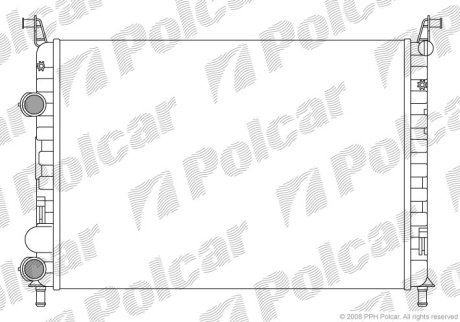 Радіатор охолодження POLCAR 300608B2