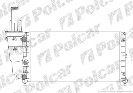 Радіатор охолодження POLCAR 30170803