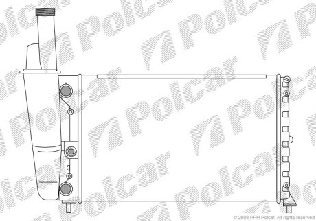 Радіатор охолодження POLCAR 301708-2