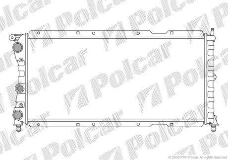 Радіатор охолодження POLCAR 301708A5