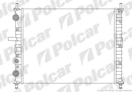 Радіатор охолодження POLCAR 301808-3