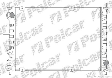 Радіатор охолодження POLCAR 301808A2