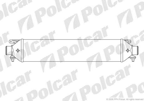 Інтеркулер Fiat Doblo 1.6D/2.0D 10- POLCAR 3024J8-3
