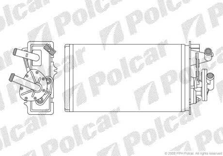 Радіатор обігріву POLCAR 3026N8-2