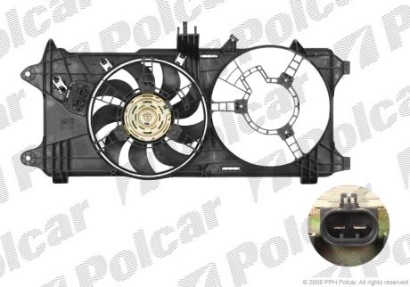 Вентилятор з корпусом / кронштейном POLCAR 304023W6