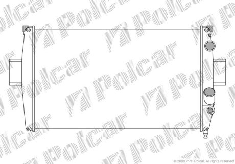 Радіатор охолодження POLCAR 305008A5