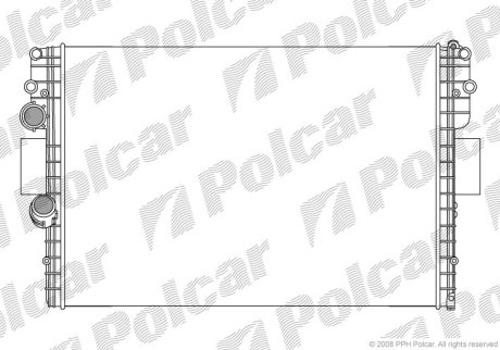 Радіатор охолодження POLCAR 3080081X