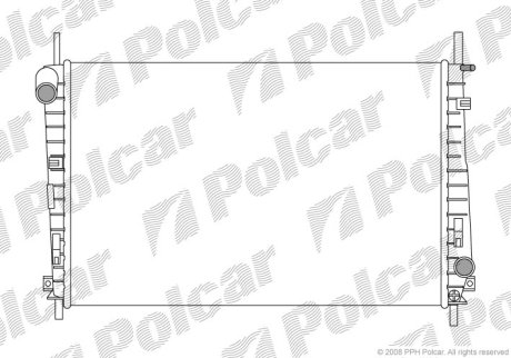 Радіатор охолодження POLCAR 321808A2