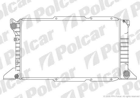 Радіатор охолодження POLCAR 324608-2 (фото 1)