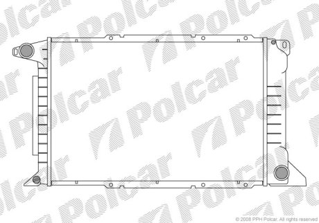 Радіатор охолодження POLCAR 324608-3 (фото 1)