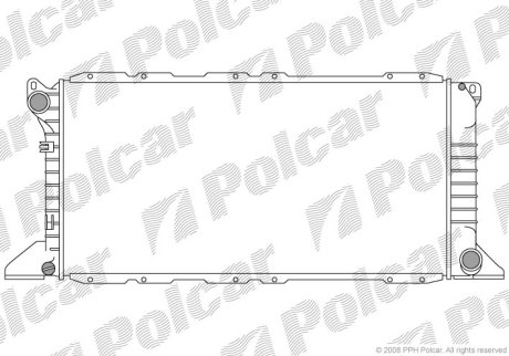 Радіатор охолодження POLCAR 324608-4