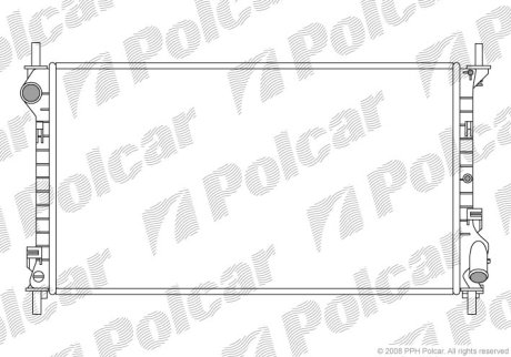 Радіатор Ford Transit Connect 1.8TD POLCAR 325608-3 (фото 1)