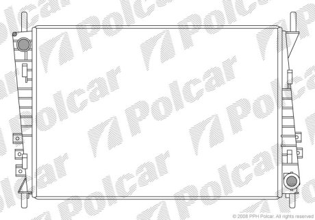 Радіатор охолодження POLCAR 3710081X