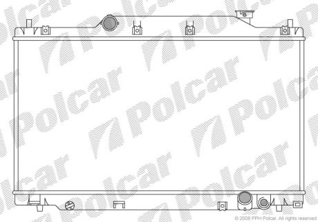 Радіатор охолодження POLCAR 382508-3