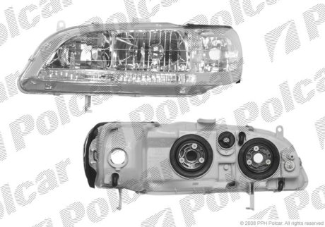 Фара основна POLCAR 3838101E