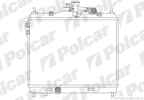 Радіатор охолодження POLCAR 4042085X