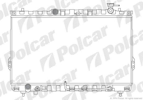 Радіатор охолодження POLCAR 405008-2