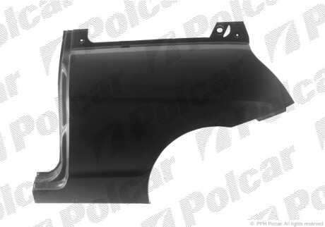 Крило заднє правий POLCAR 421784