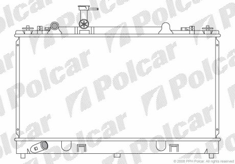 Радіатор охолодження POLCAR 451908-3