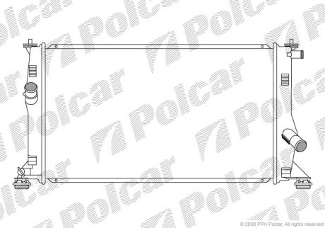 Радиатор охлаждения KOYO Япония POLCAR 4526083K