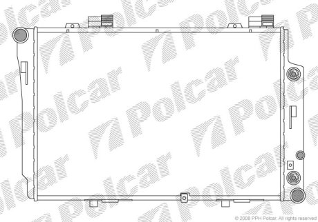 Радіатор охолодження POLCAR 500208-2