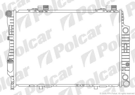 Радіатор охолодження POLCAR 500208