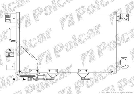 Радіатор кондиціонера POLCAR 5003K8C3S