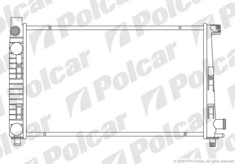 Радіатор охолодження POLCAR 500508-5 (фото 1)