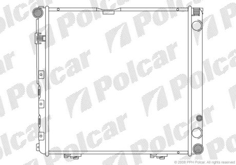 Радіатор охолодження POLCAR 50140802