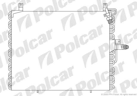 Радіатор кондиціонера POLCAR 5014K8A4