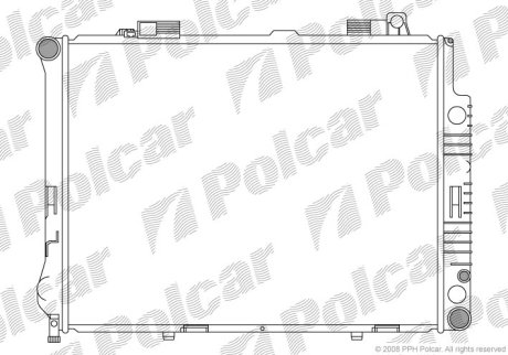 Радіатор охолодження POLCAR 501508-5