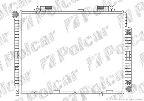 Радіатор охолодження POLCAR 501508-6