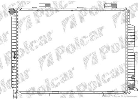 Радіатор охолодження POLCAR 501508-7