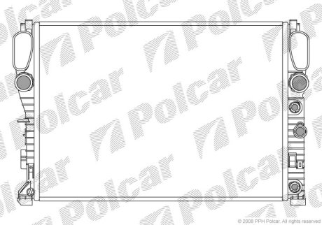 Радіатор охолодження POLCAR 501608-3