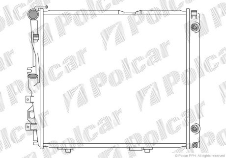 Радіатор охолодження POLCAR 502408A0