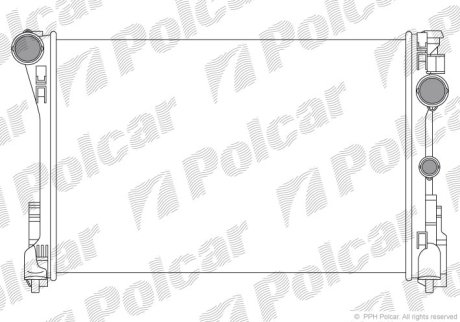 Радіатор охолодження POLCAR 507008-1