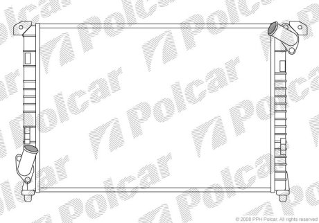 Радіатор охолодження POLCAR 510108-2