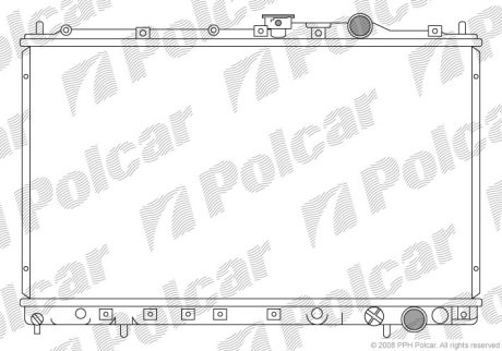 Радіатор охолодження POLCAR 522008-1