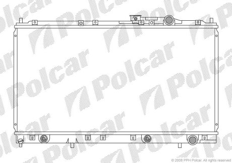 Радіатор охолодження POLCAR 522108-5 (фото 1)