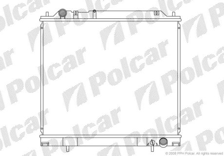 Радіатор охолодження POLCAR 525008-1