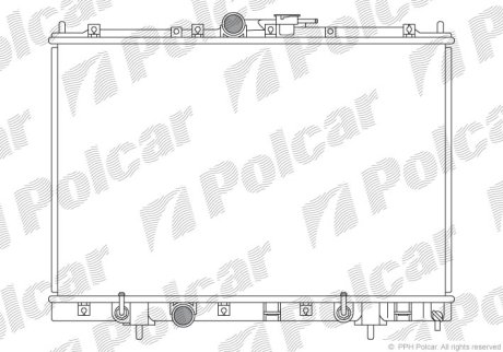 Радіатор охолодження POLCAR 526908-2