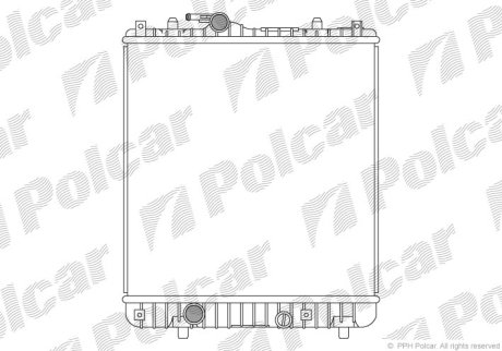 Радіатор охолодження POLCAR 550308-2